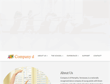 Tablet Screenshot of companyddancers.org